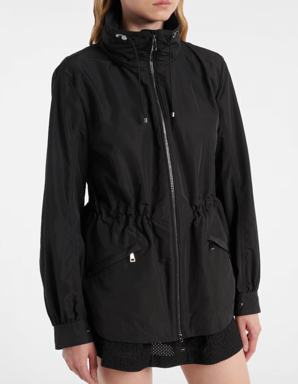 Moncler Enet black twill jacket