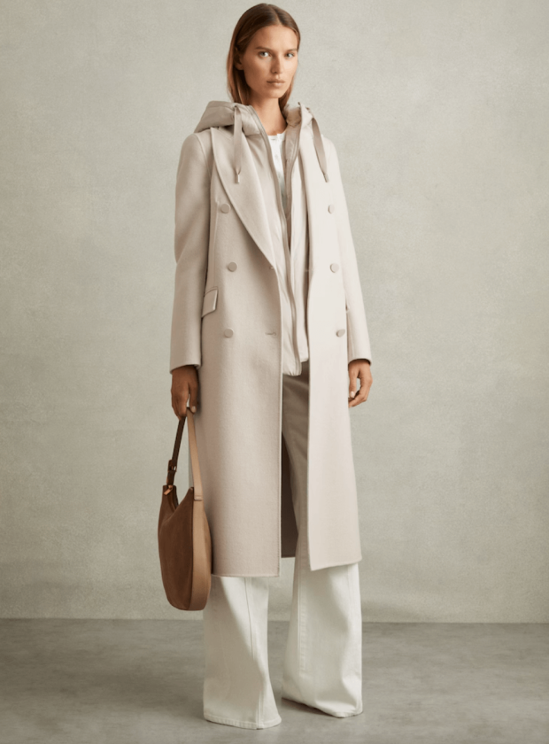 Reiss cream coat