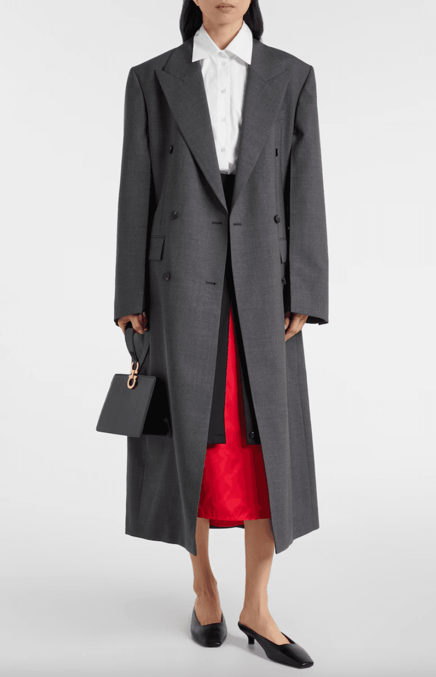 Rohe grey blazer coat
