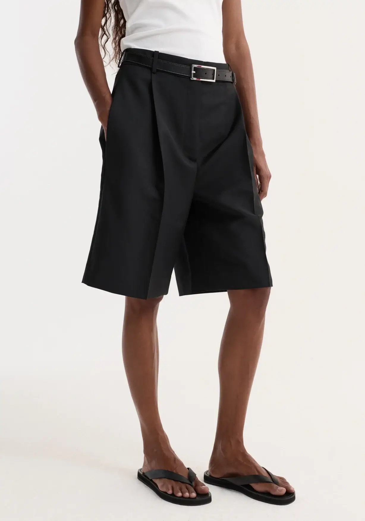 Rohe black tailored shorts