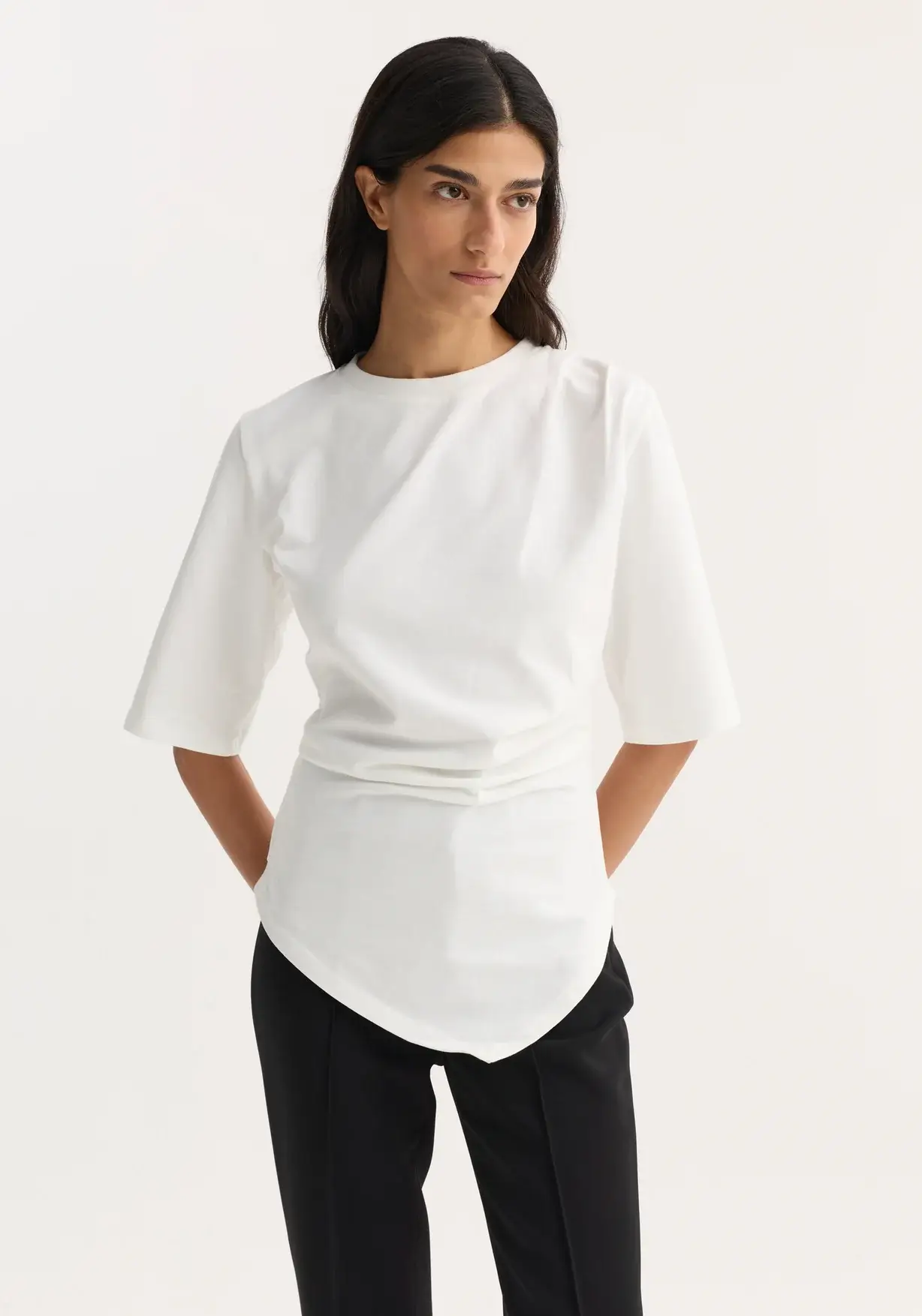 Rohe white twisted t-shirt
