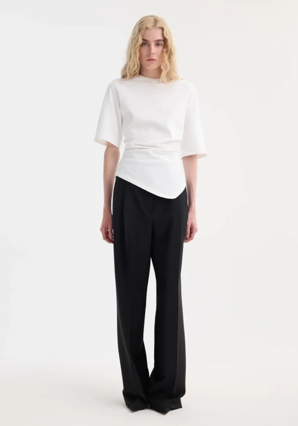 Rohe white twisted t-shirt