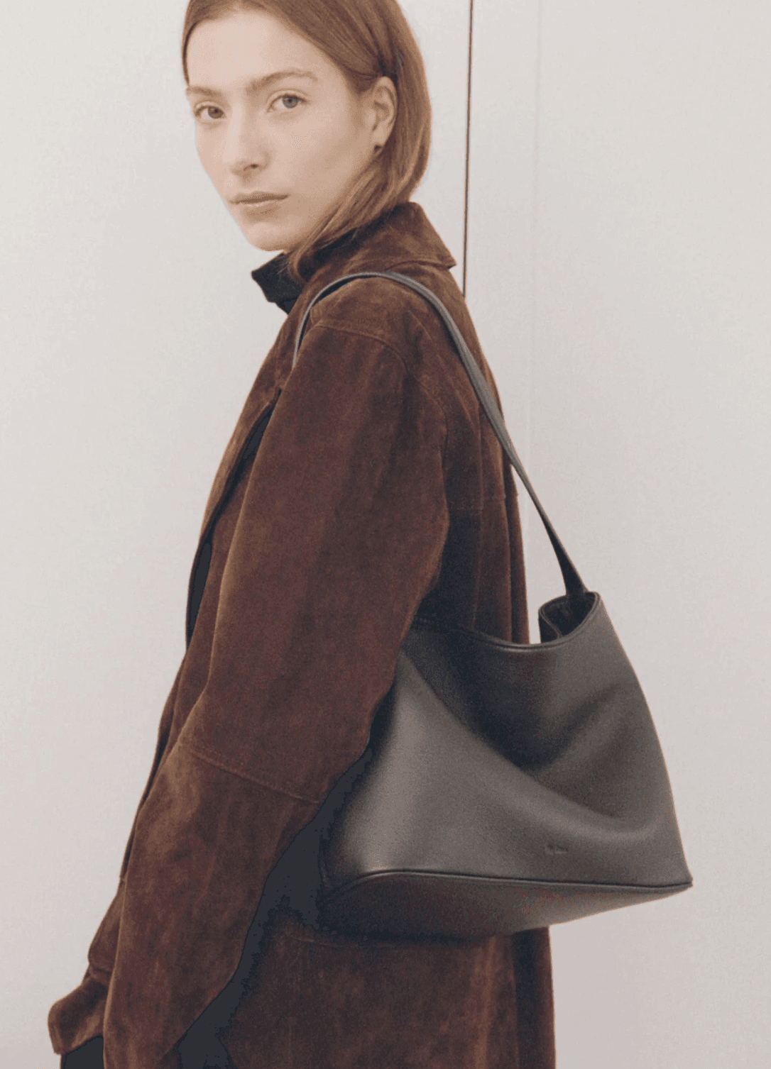 Rylan tori dark brown tote bag