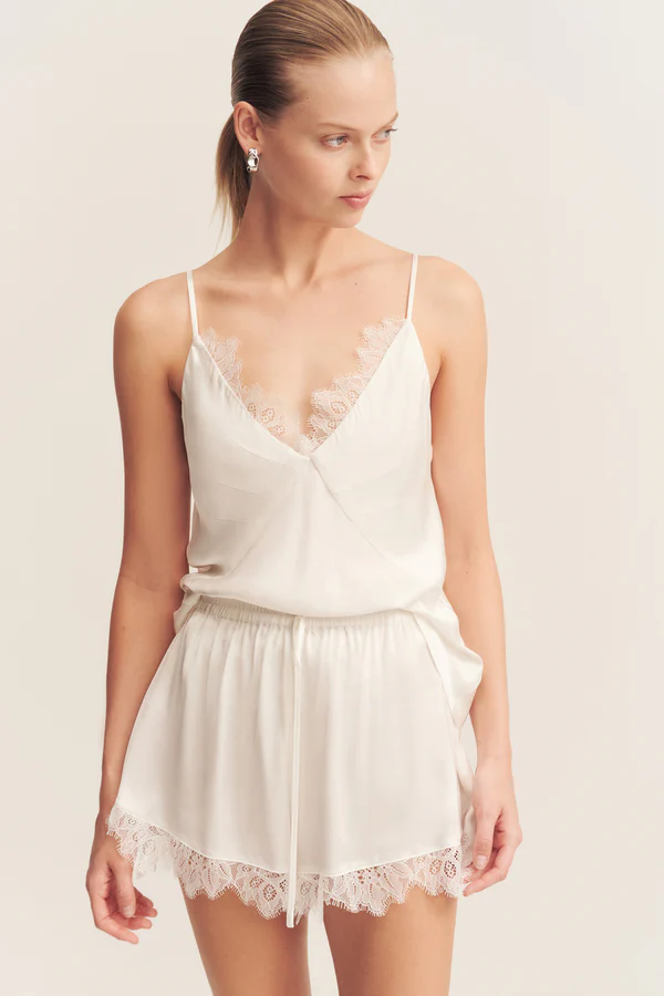 Shona joy silk lace singlet camisole