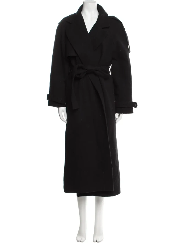 The Frankie Shop black trench coat