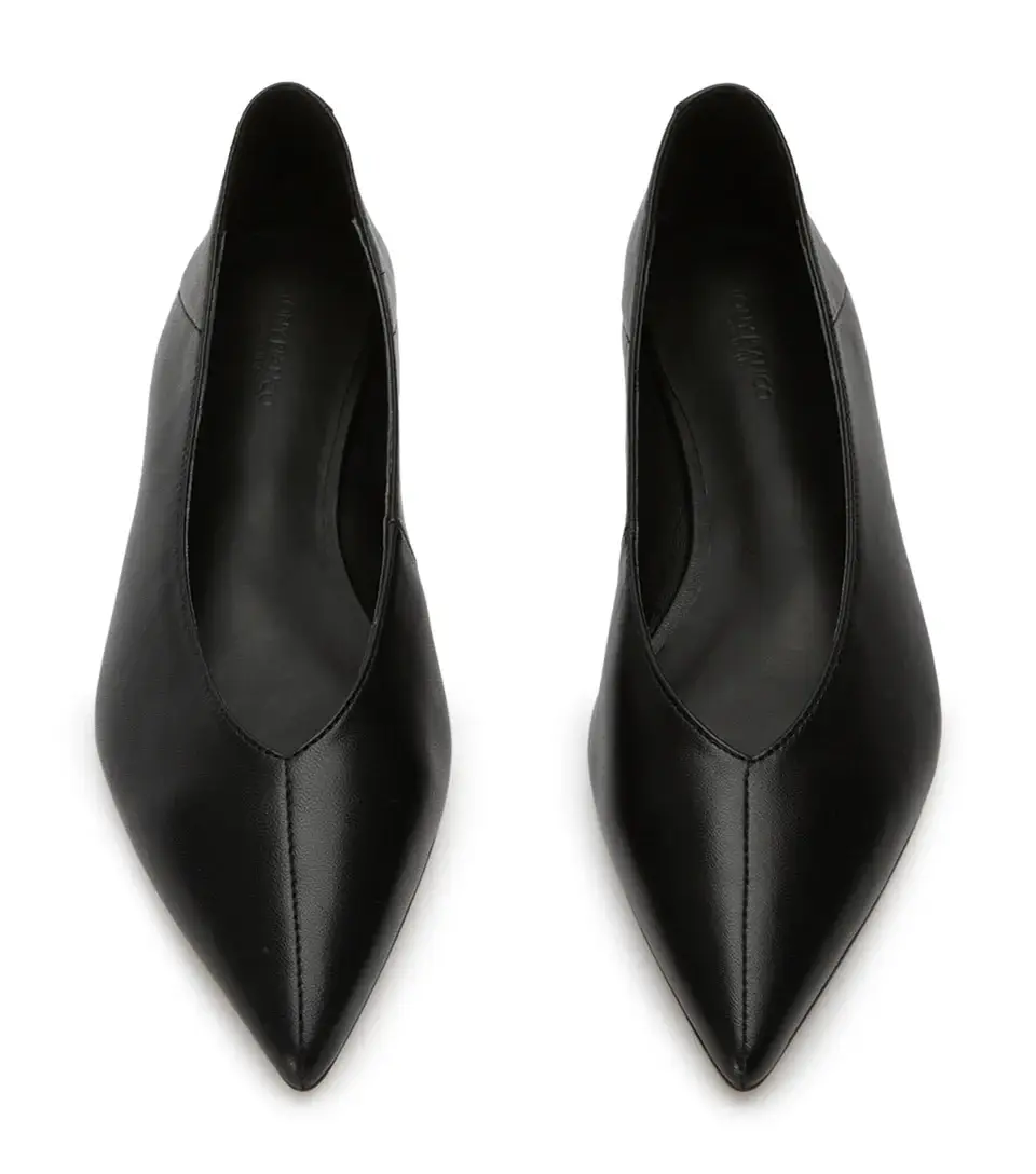 Tony Bianco black flats