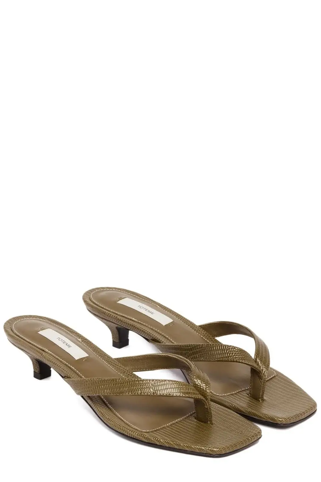 Toteme heeled flip flop sandals