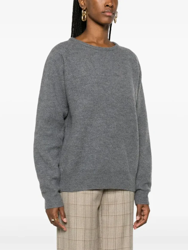Toteme grey crew neck jumper