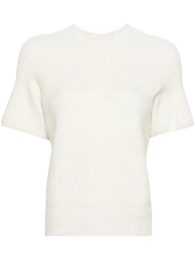 Toteme cream knitted tshirt