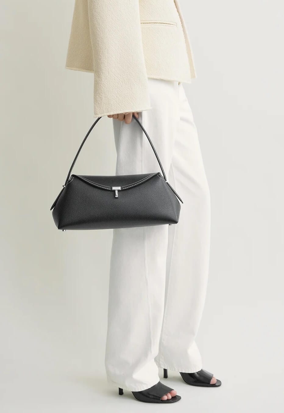 Toteme t-lock black bag 