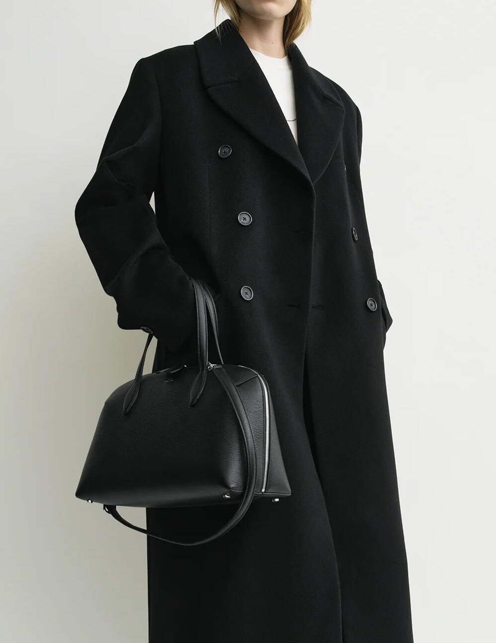 Toteme black tote bag