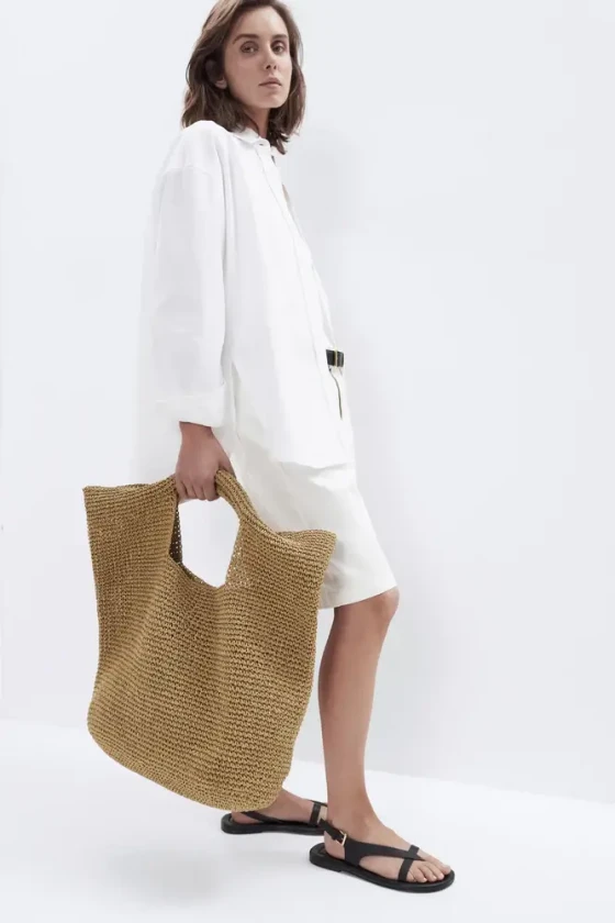 Unison raffia bag