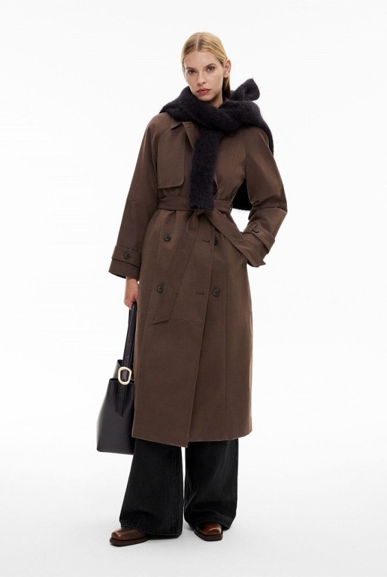 Witchery brown trench coat