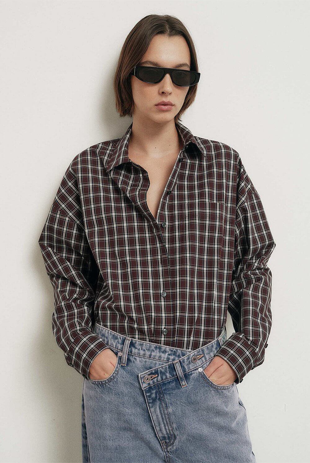 Witchery check shirt