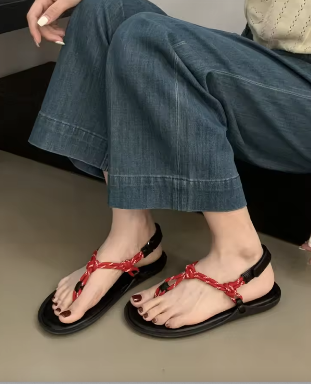 Decjuba stacey rope sandals