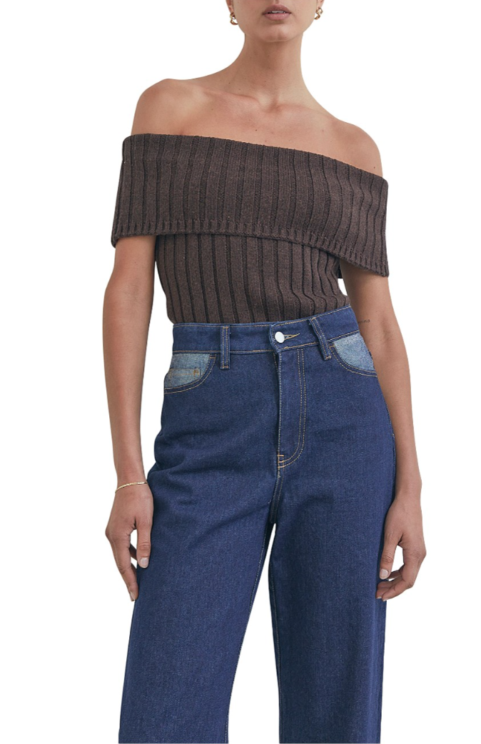 viktoria & woods off the shoulder top